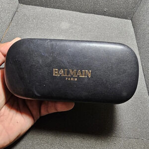 Balmain Paris Unisex Black Gold Sunglasses / Eye Glasses Hard Shell Case Cover s
